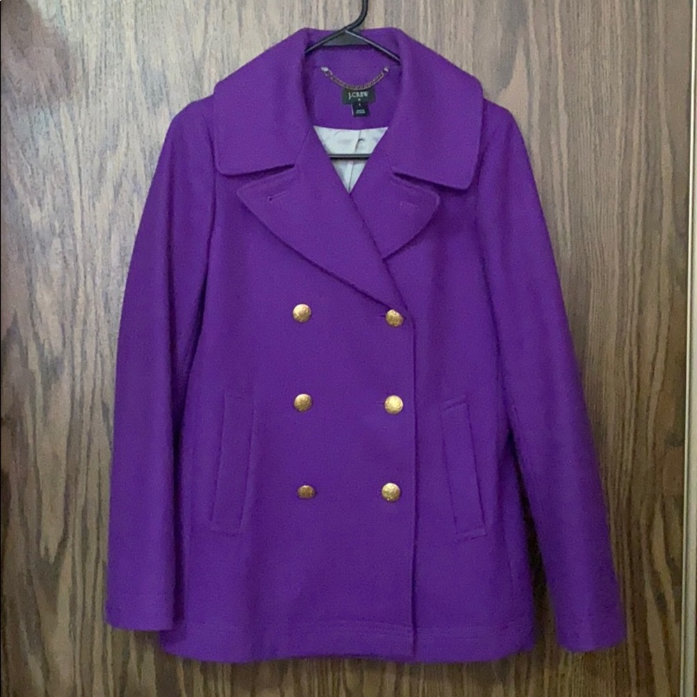 J.Crew Purple Coat